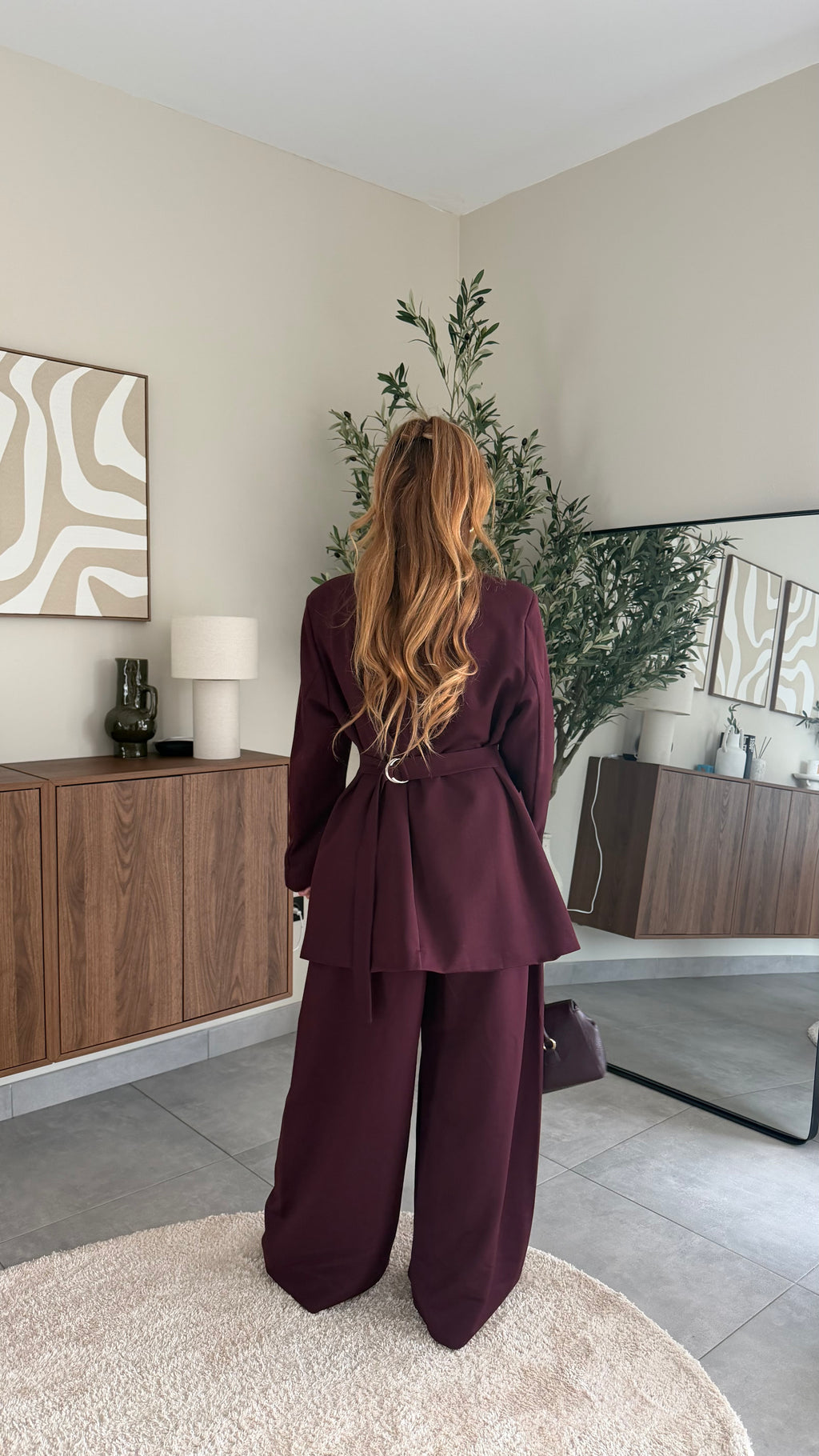 Ensemble blazer Burgundy