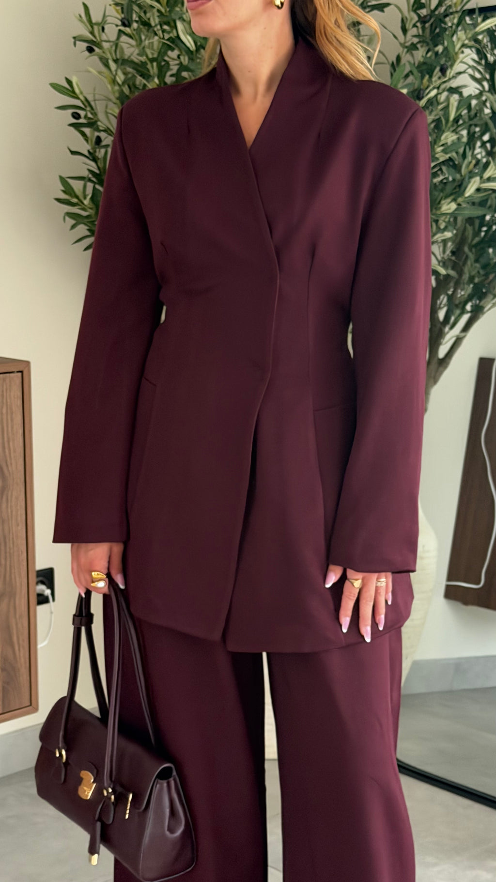 Ensemble blazer Burgundy