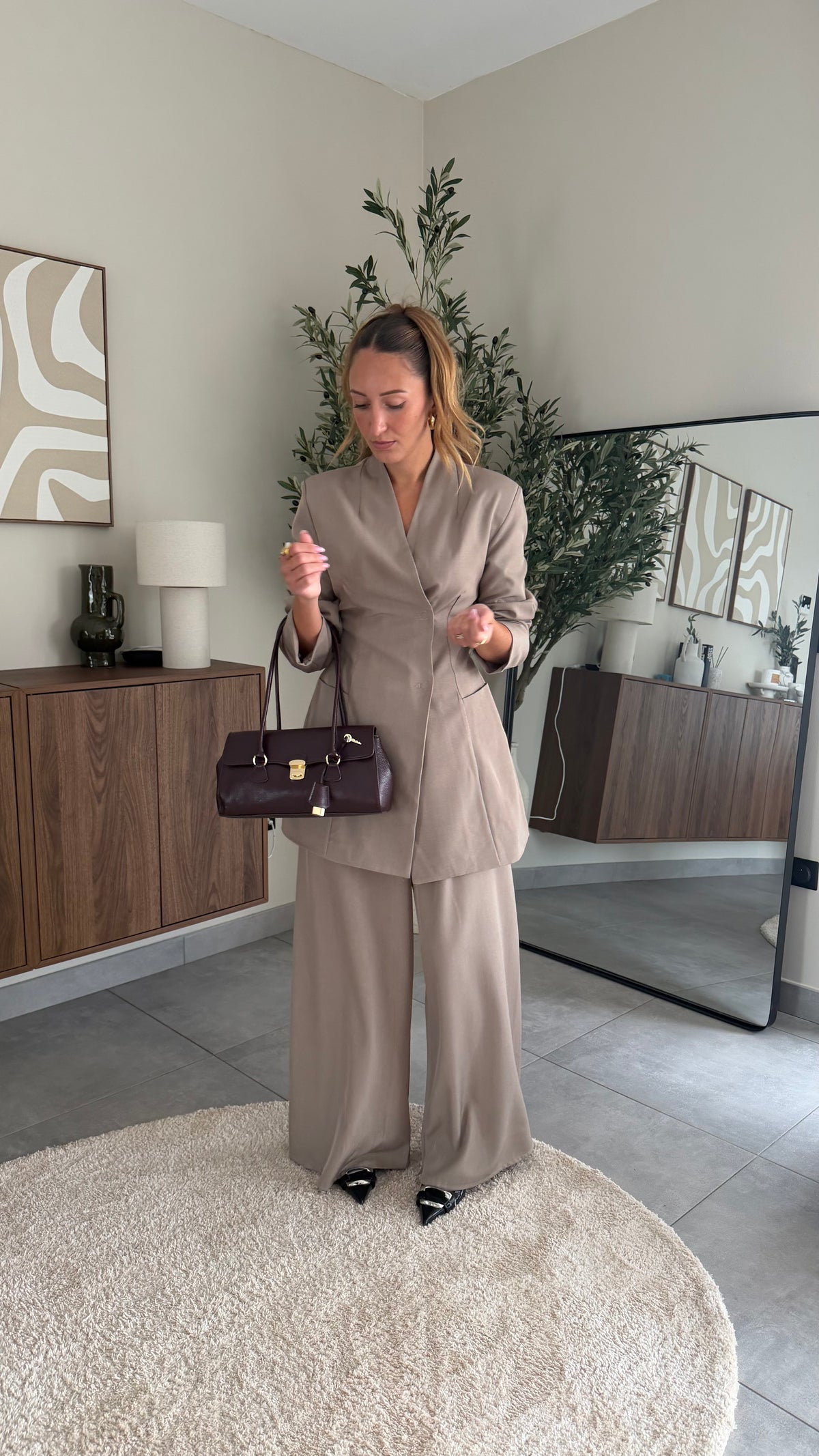 Ensemble blazer Taupe