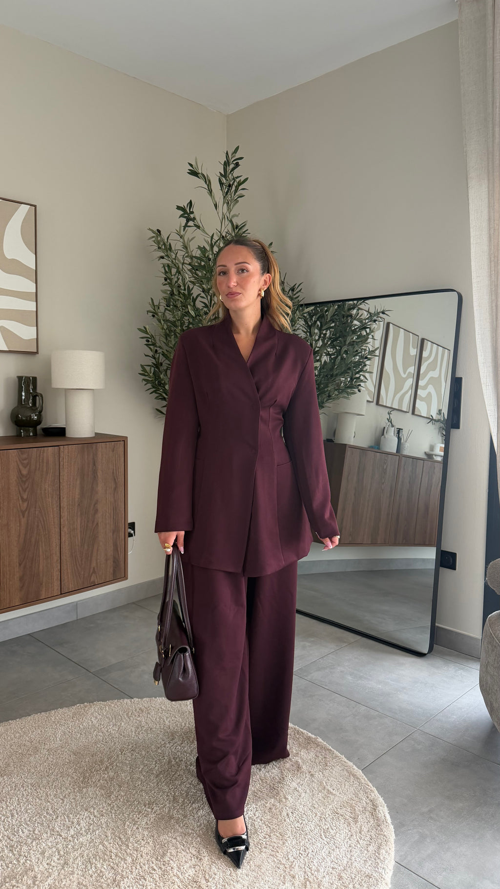 Ensemble blazer Burgundy