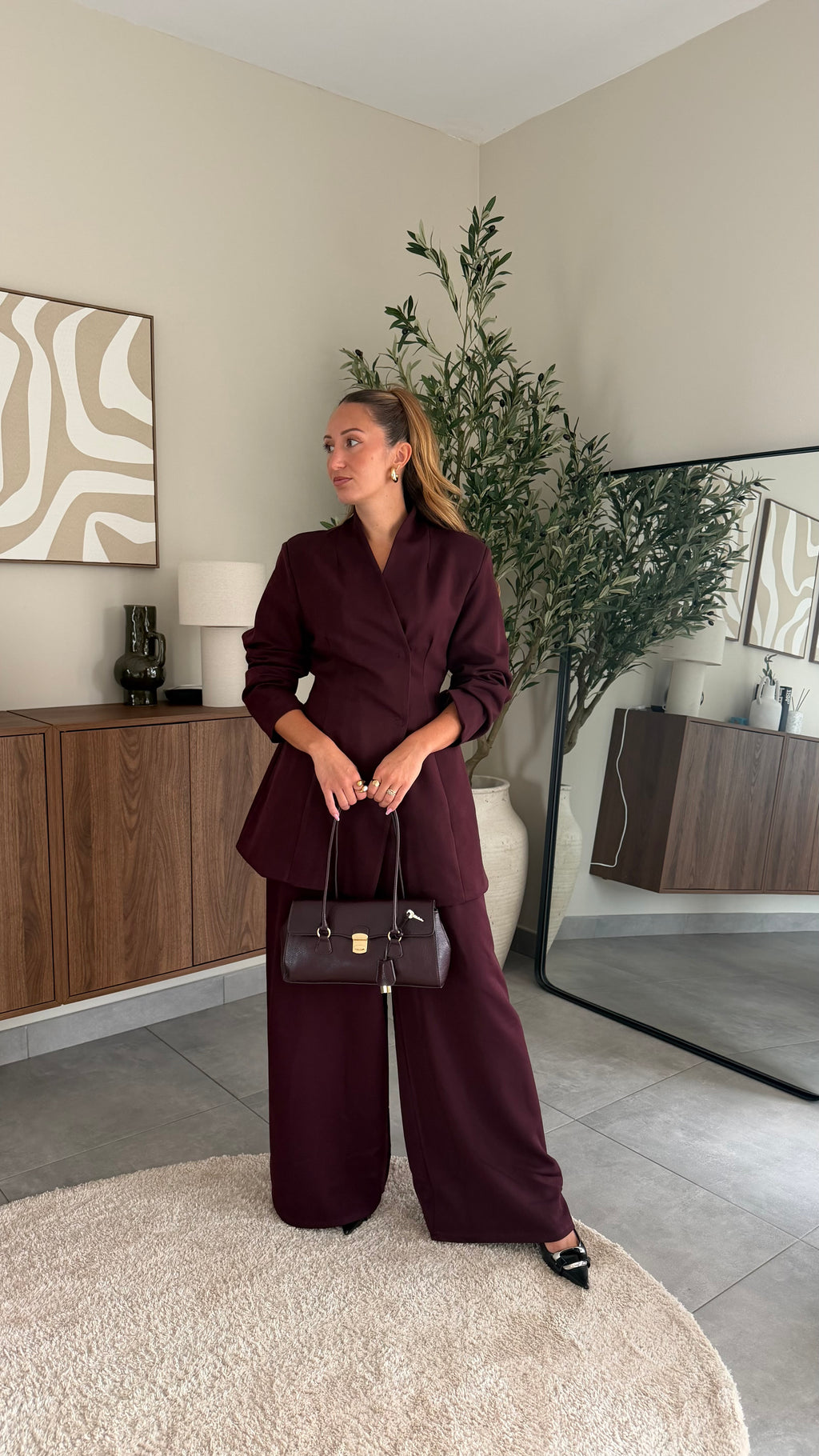 Ensemble blazer Burgundy