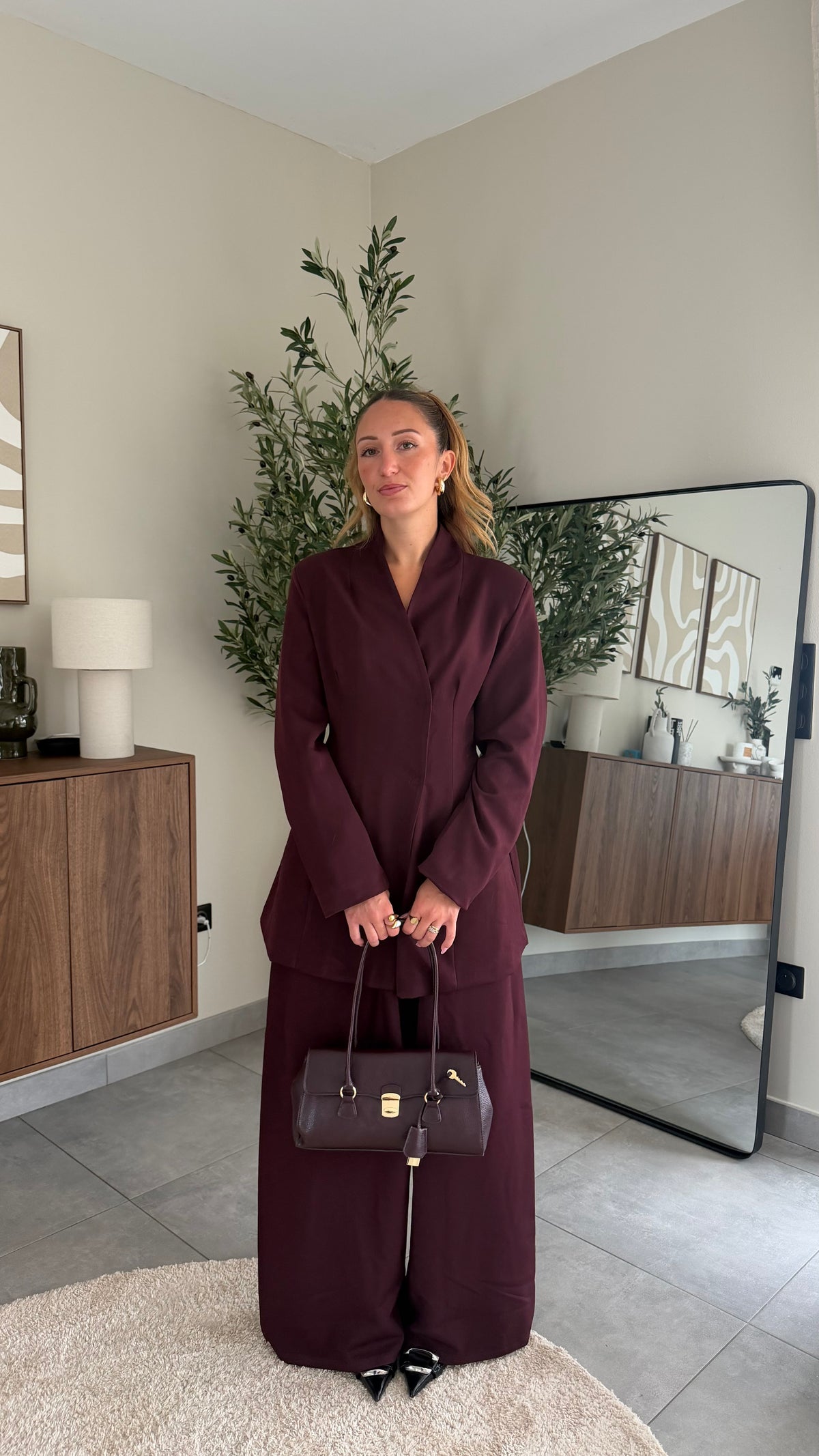 Ensemble blazer Burgundy