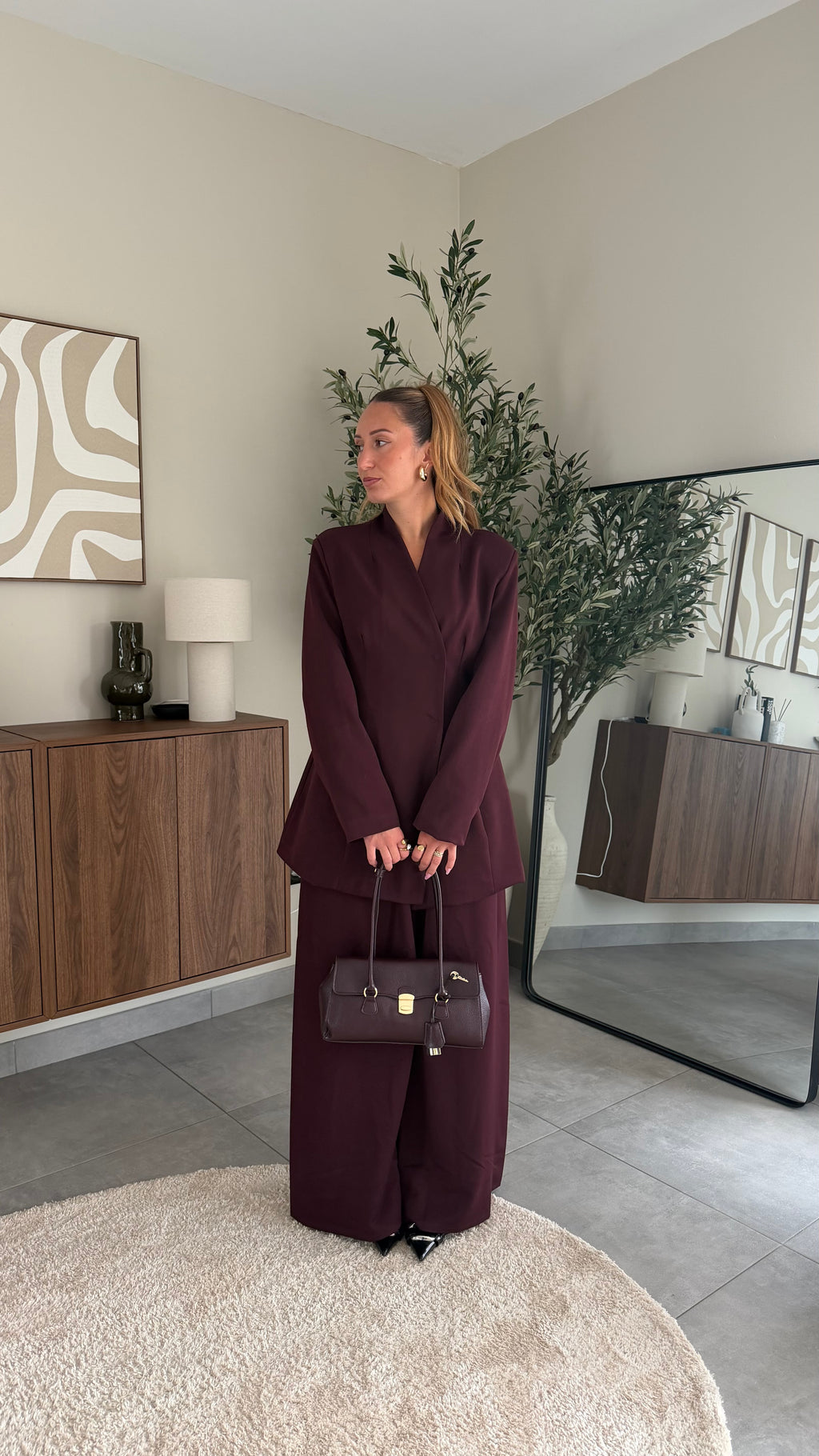 Ensemble blazer Burgundy