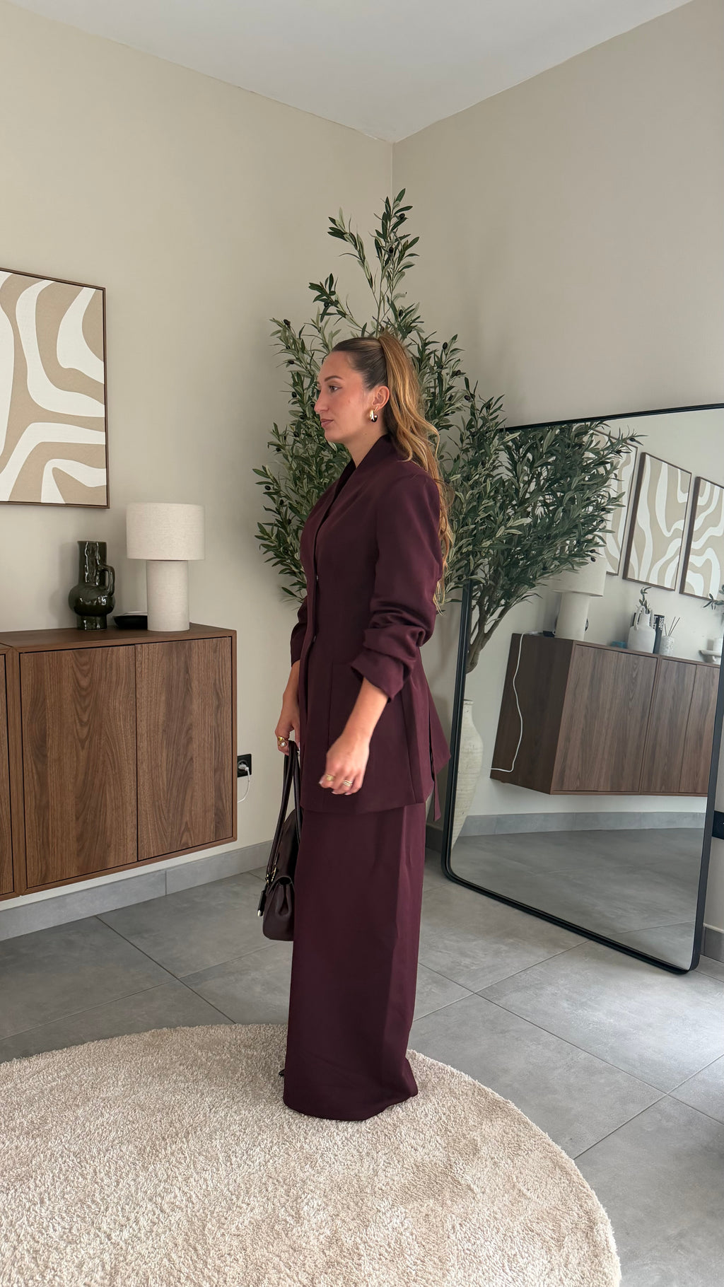 Ensemble blazer Burgundy