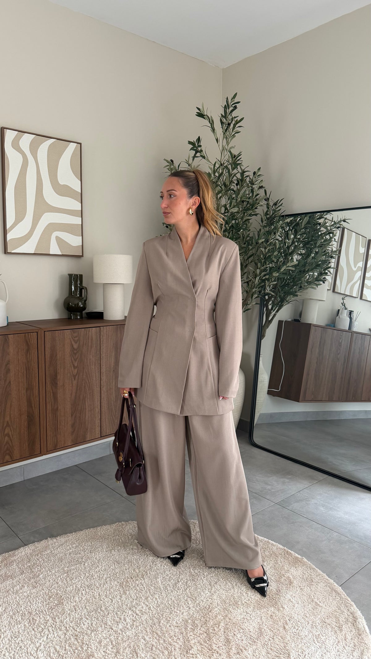 Ensemble blazer Taupe