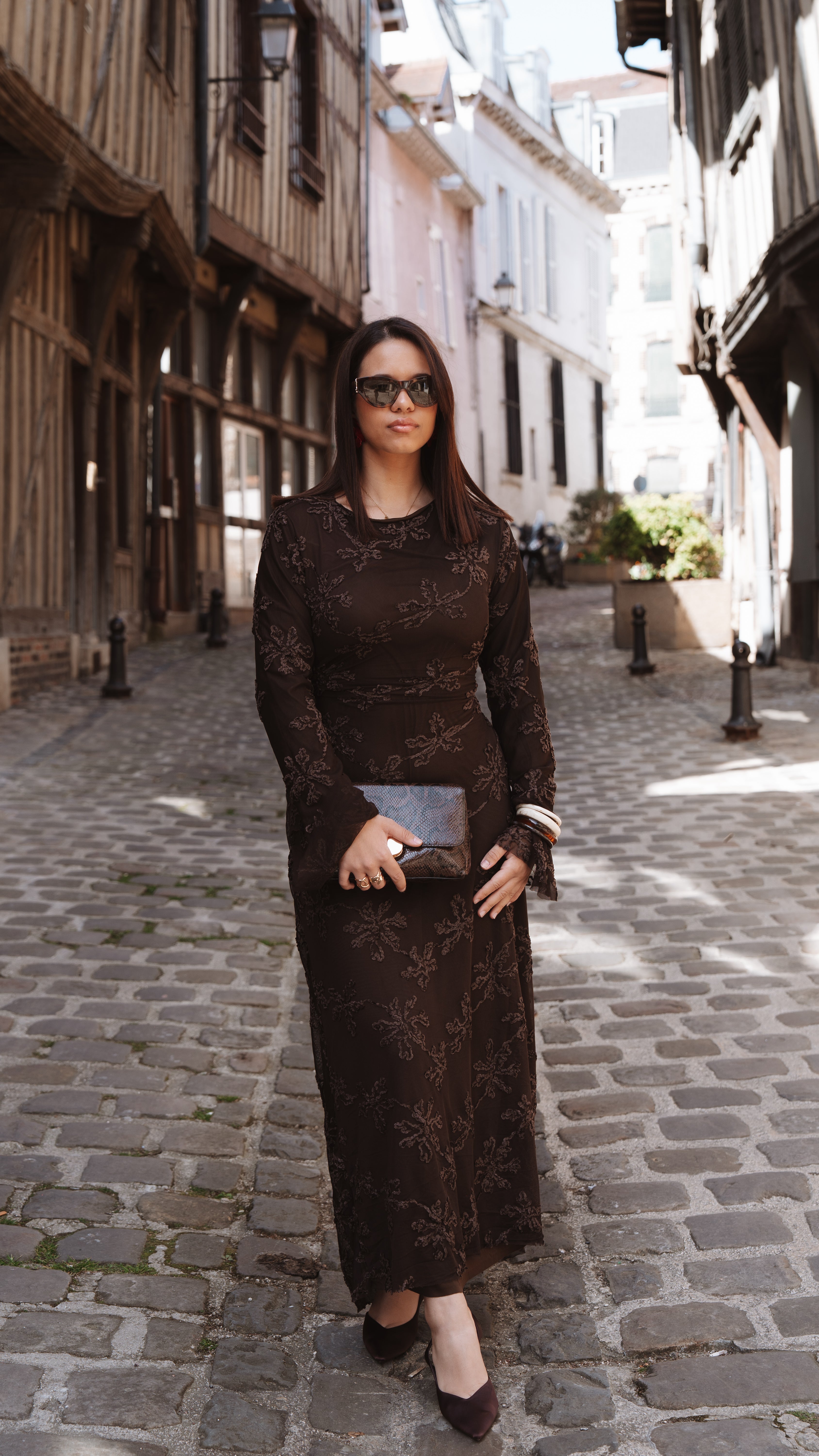 Robe AYLANA Marron