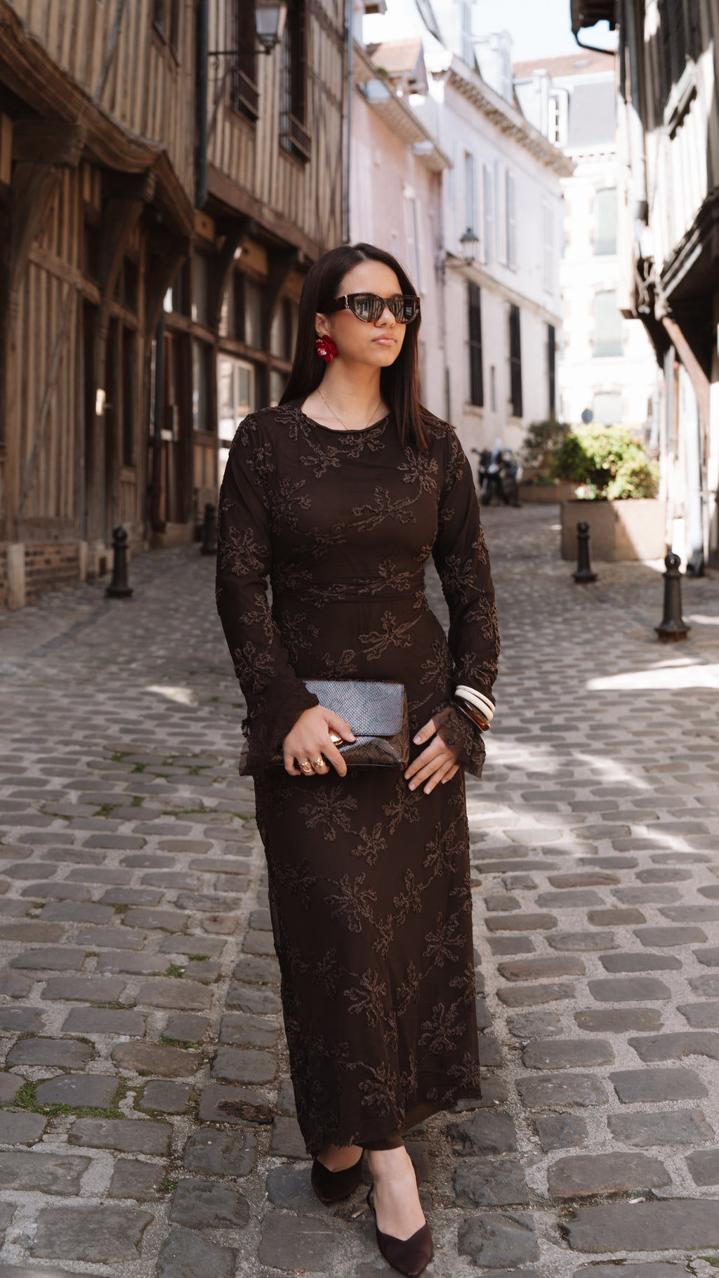 Robe AYLANA Marron