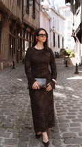 Robe AYLANA Marron