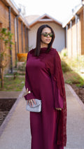 Robe SAFIYA Bordeaux