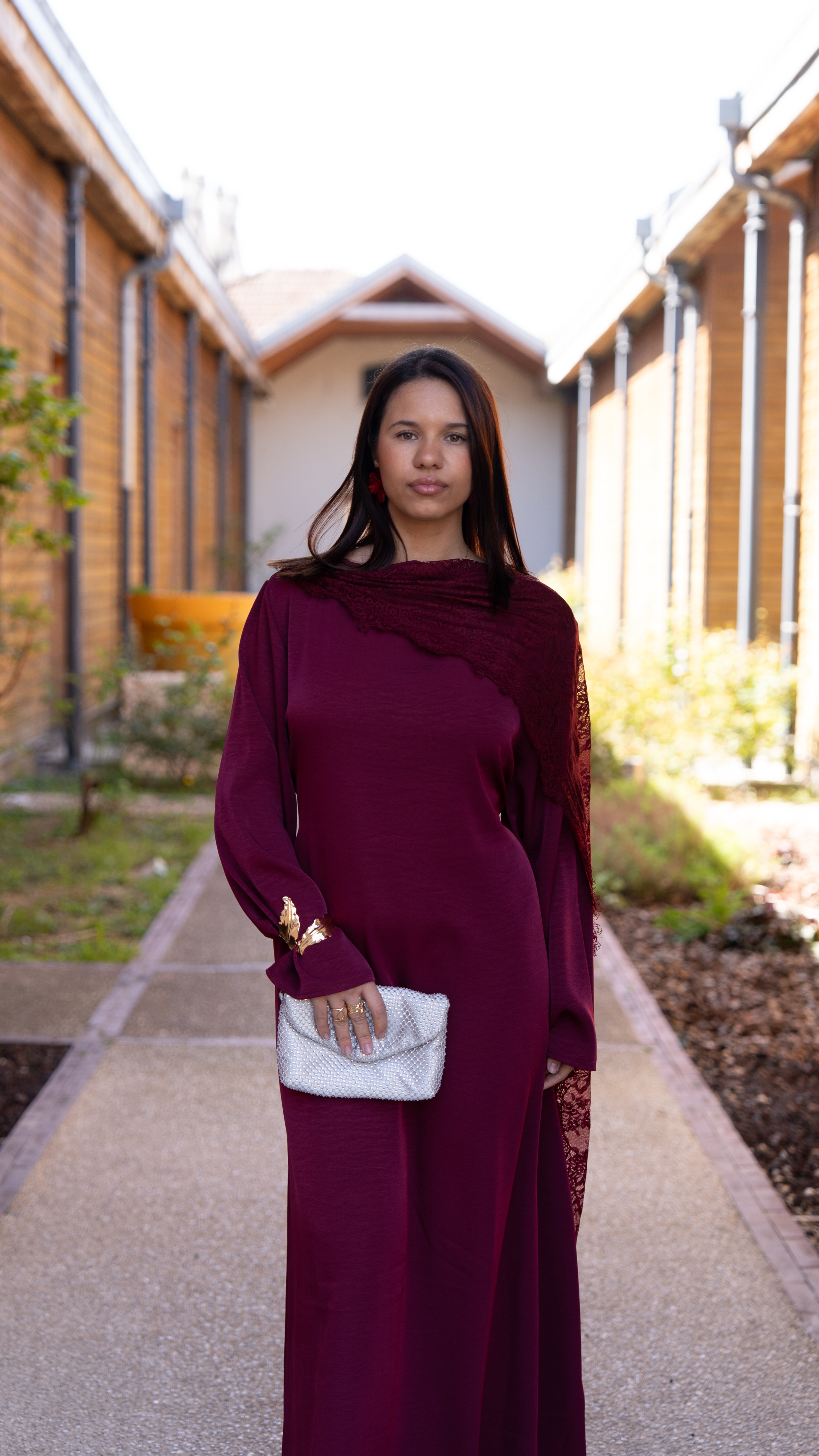 Robe SAFIYA Bordeaux