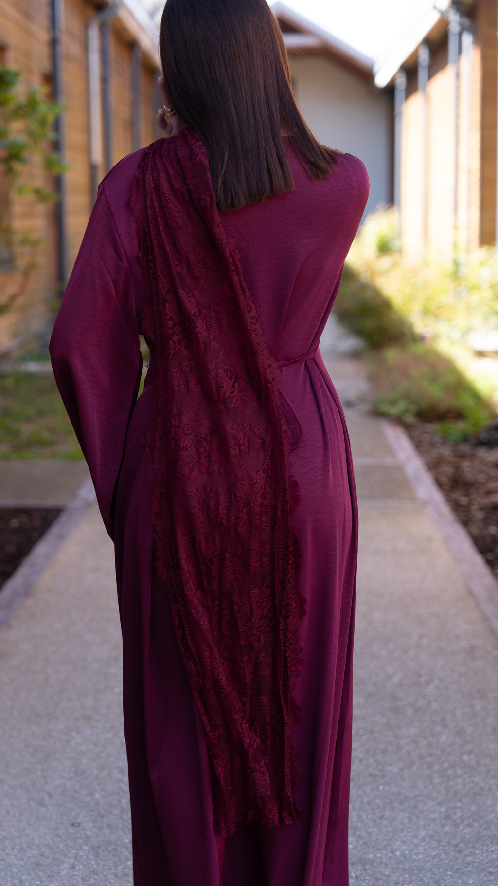 Robe SAFIYA Bordeaux