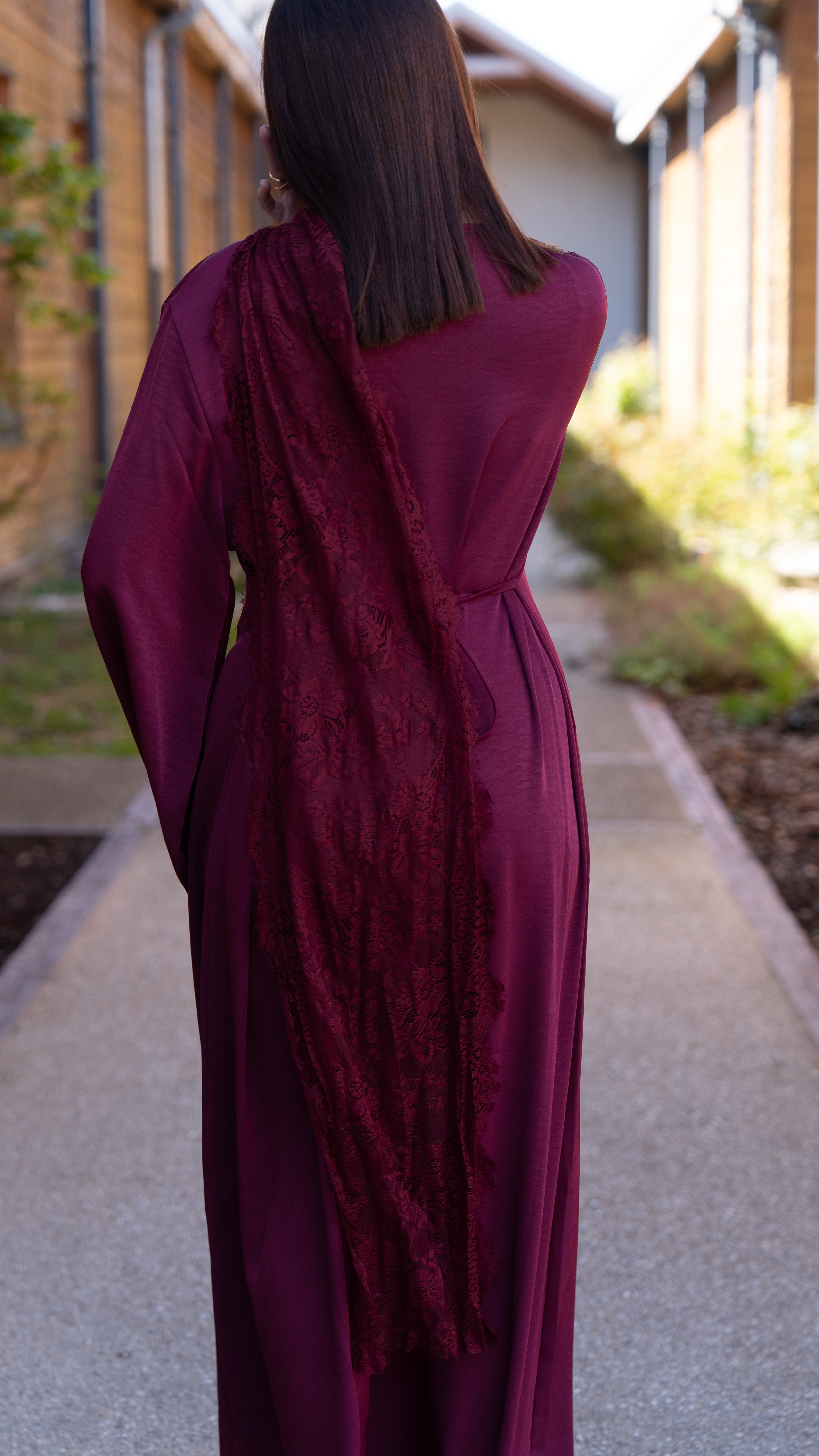 Robe SAFIYA Bordeaux