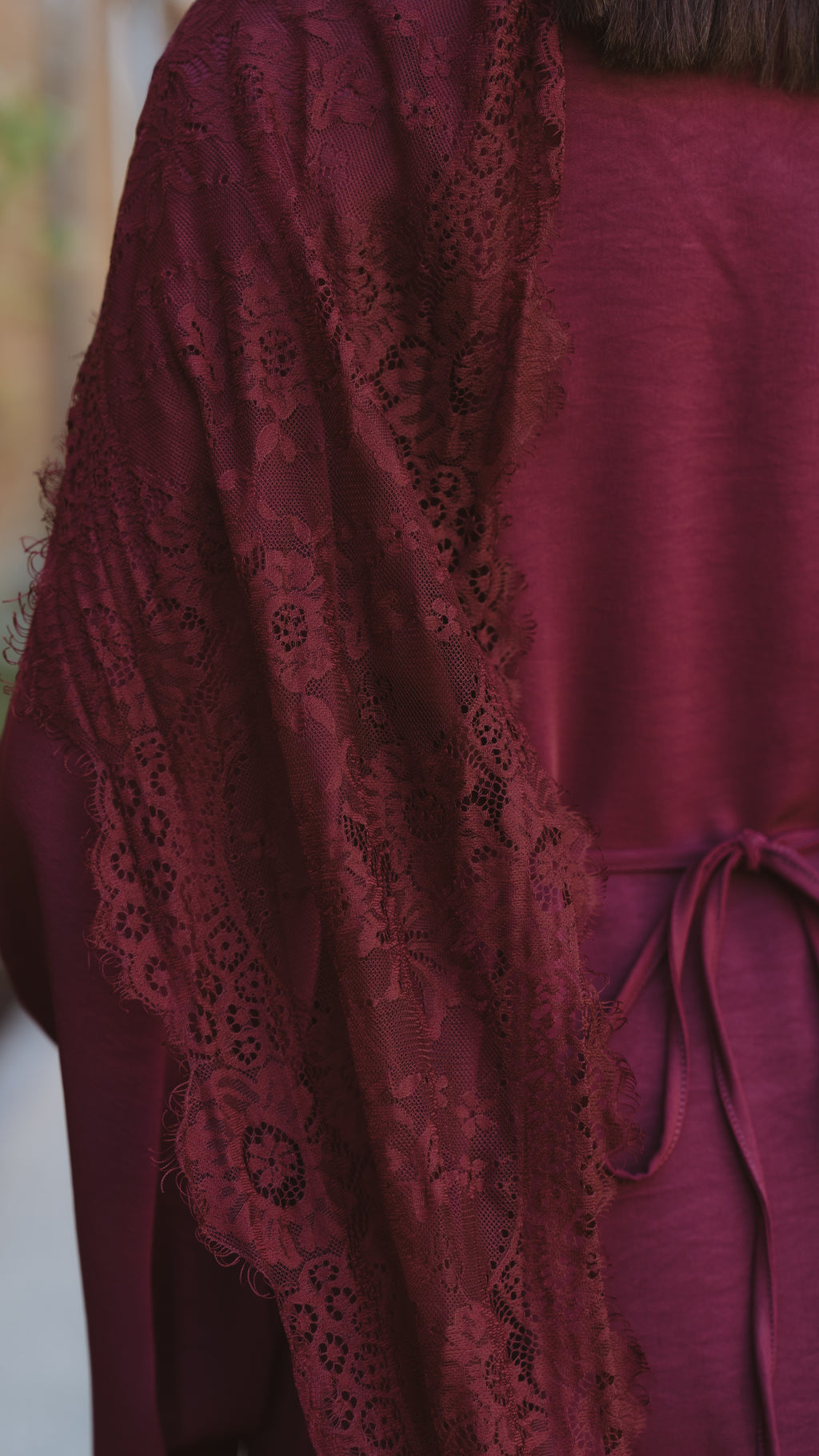 Robe SAFIYA Bordeaux