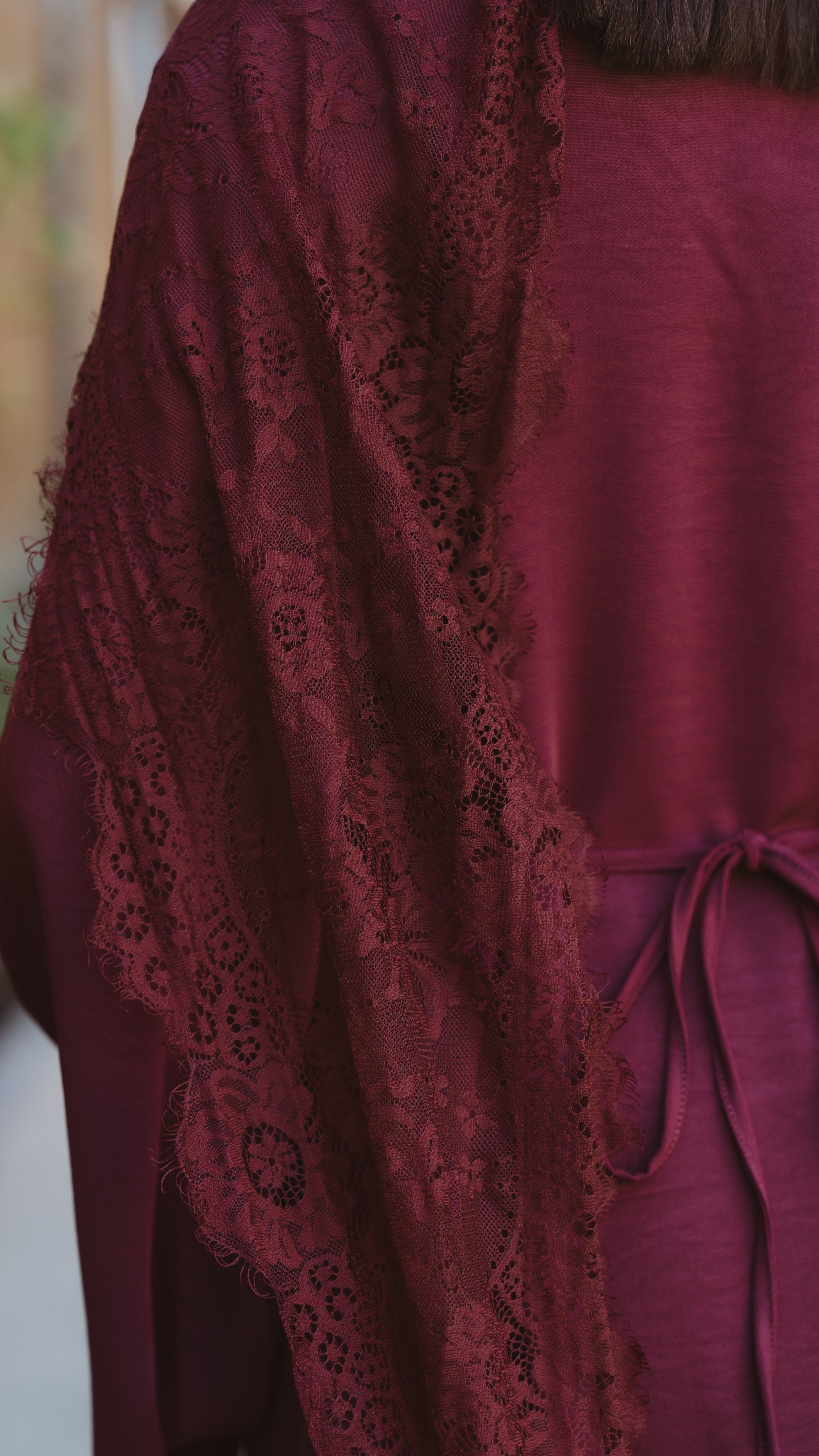 Robe SAFIYA Bordeaux