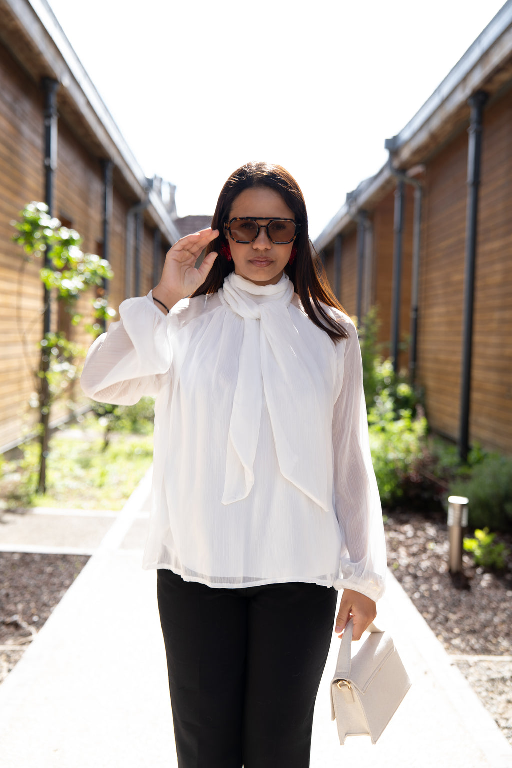 Blouse ELISE blanc