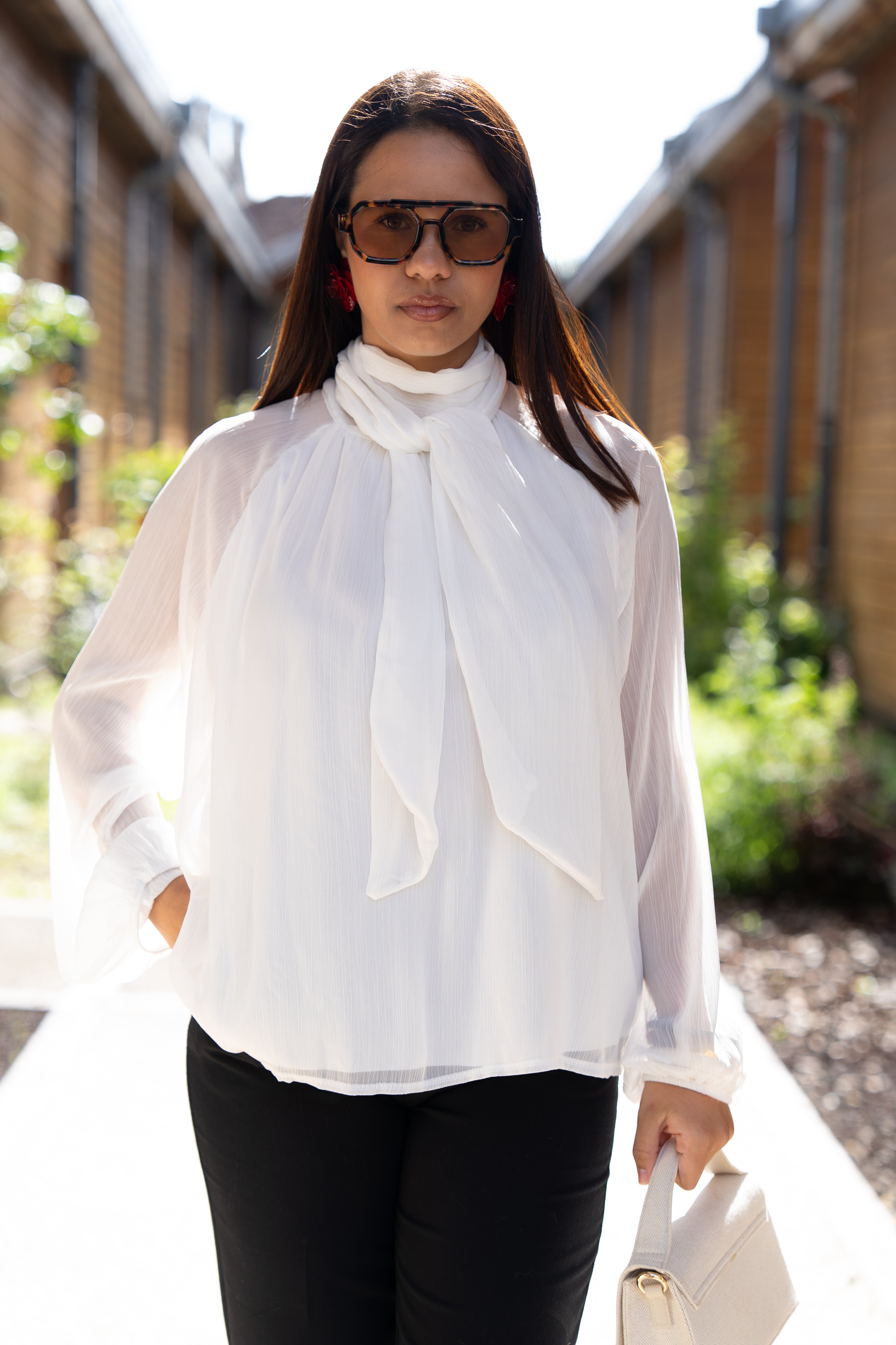 Blouse ELISE blanc