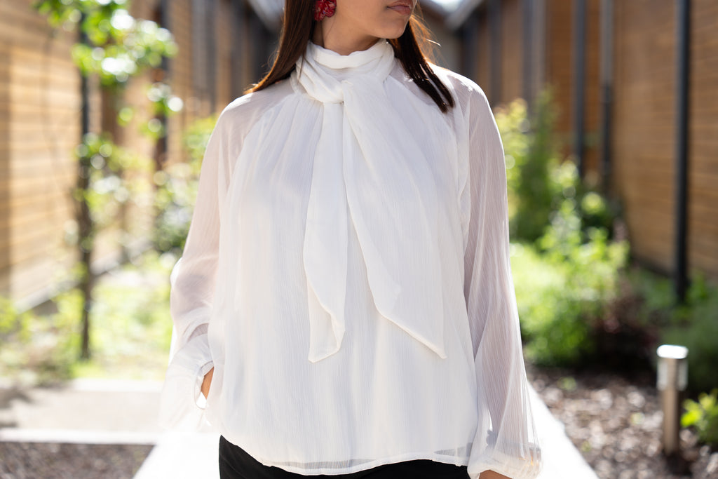 Blouse ELISE blanc
