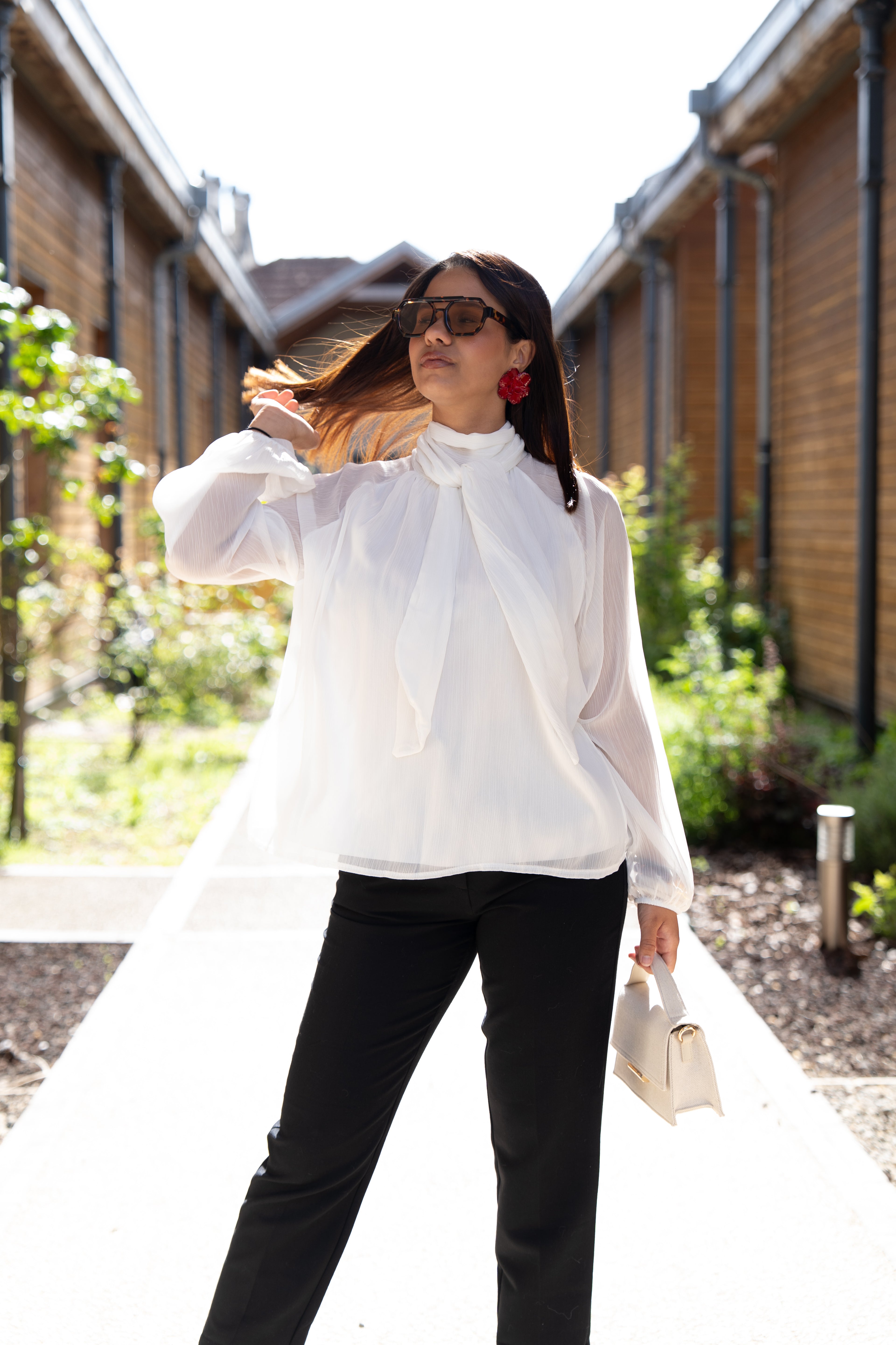 Blouse ELISE blanc