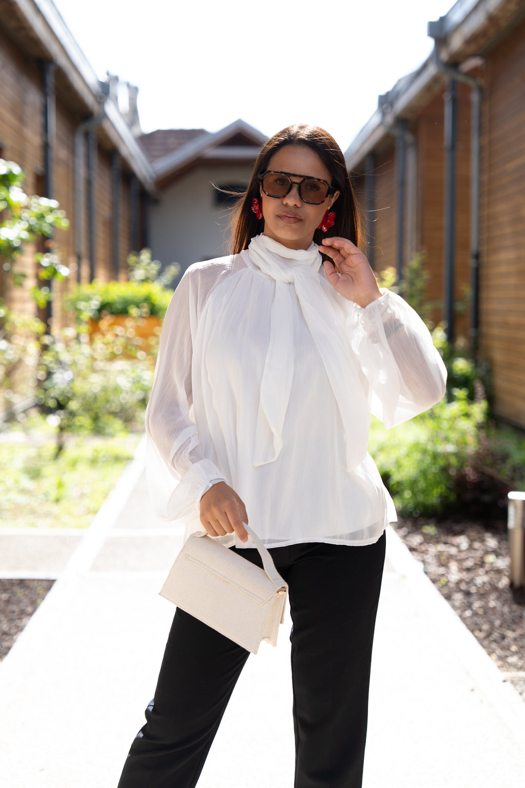 Blouse ELISE blanc