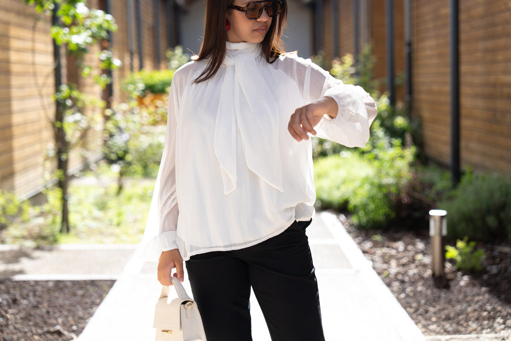 Blouse ELISE blanc