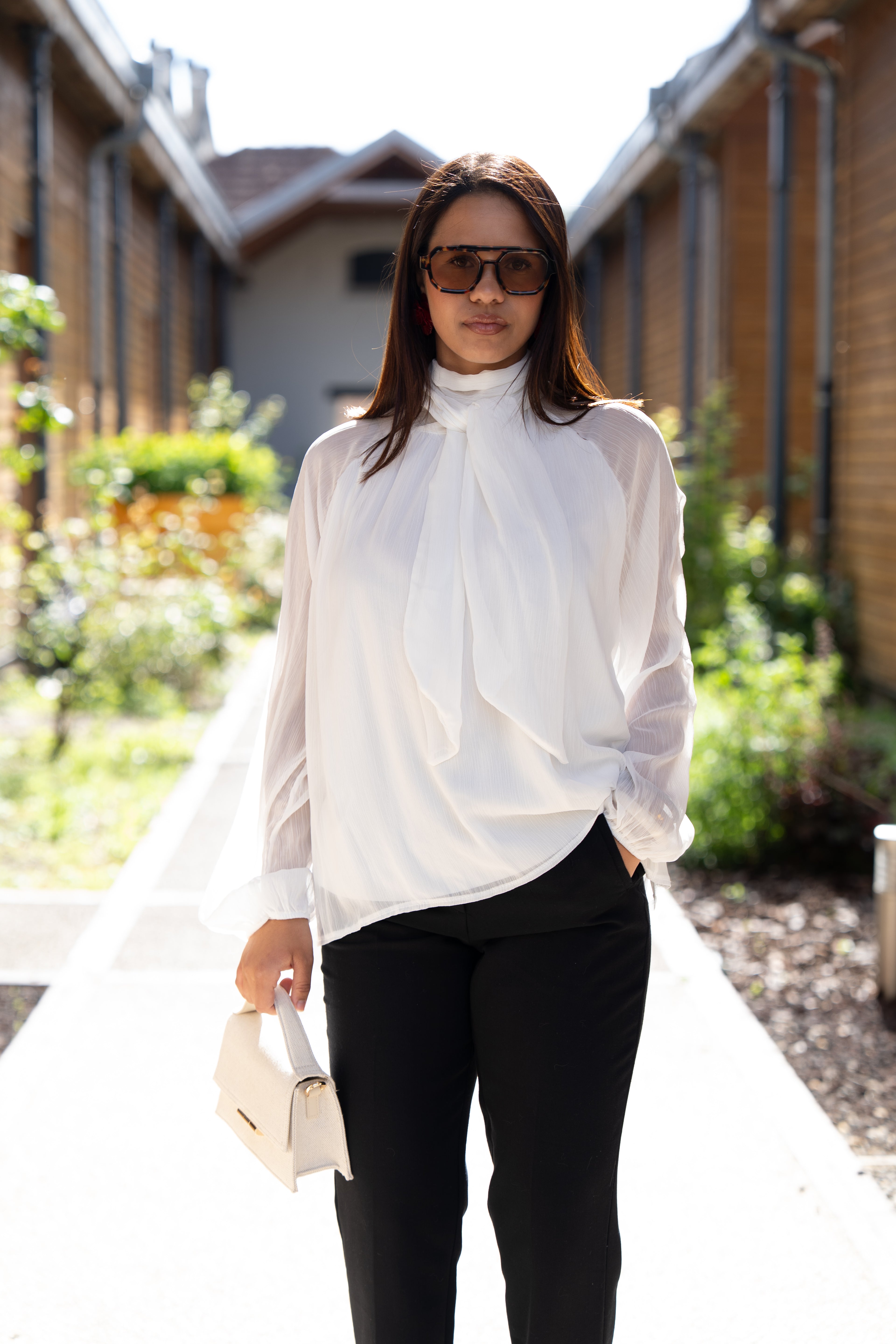 Blouse ELISE blanc