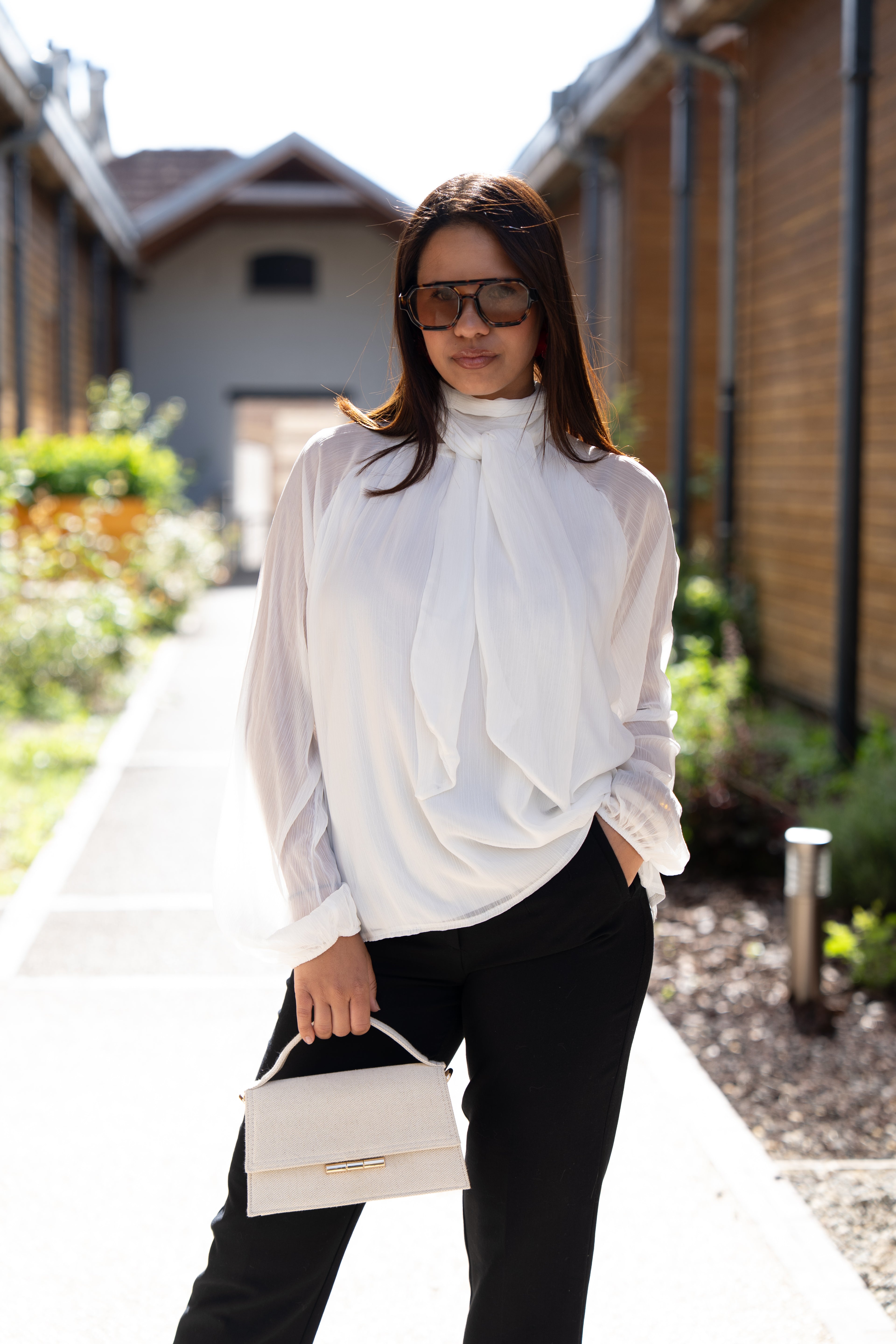 Blouse ELISE blanc