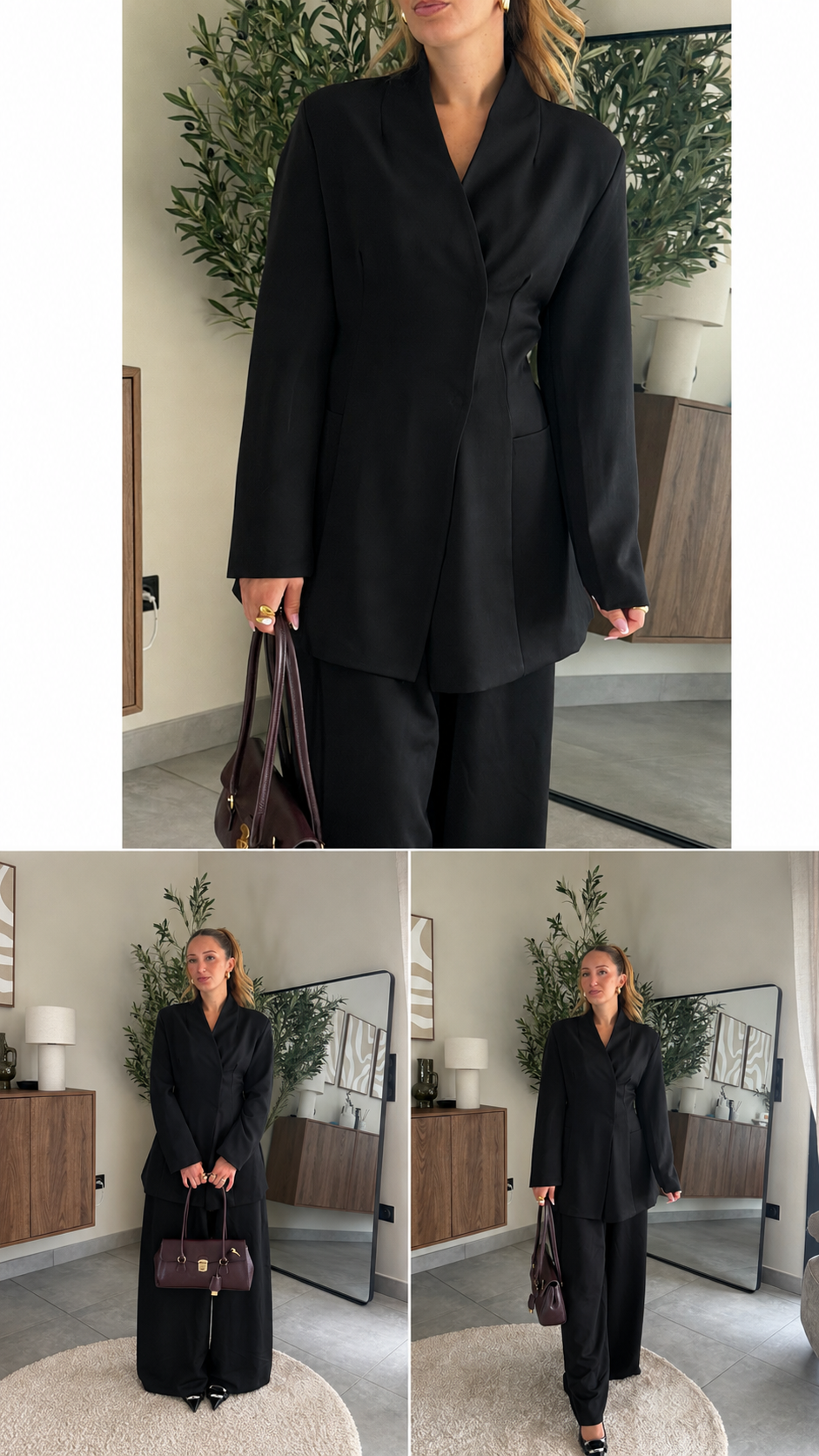 Ensemble blazer Noir