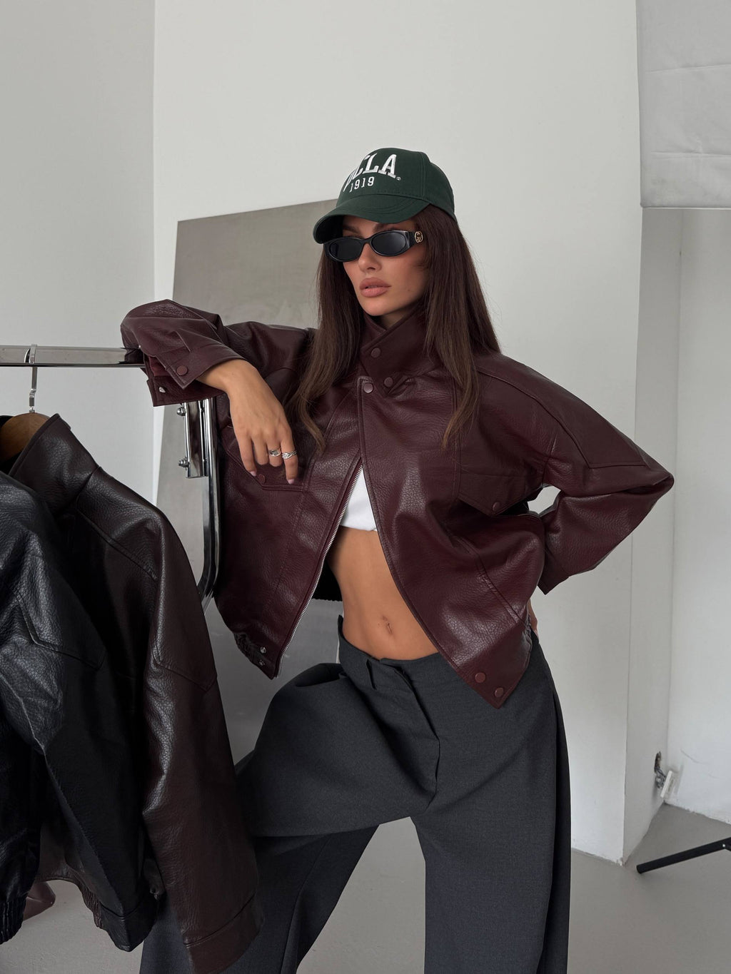Veste Romy — Burgundy Brown