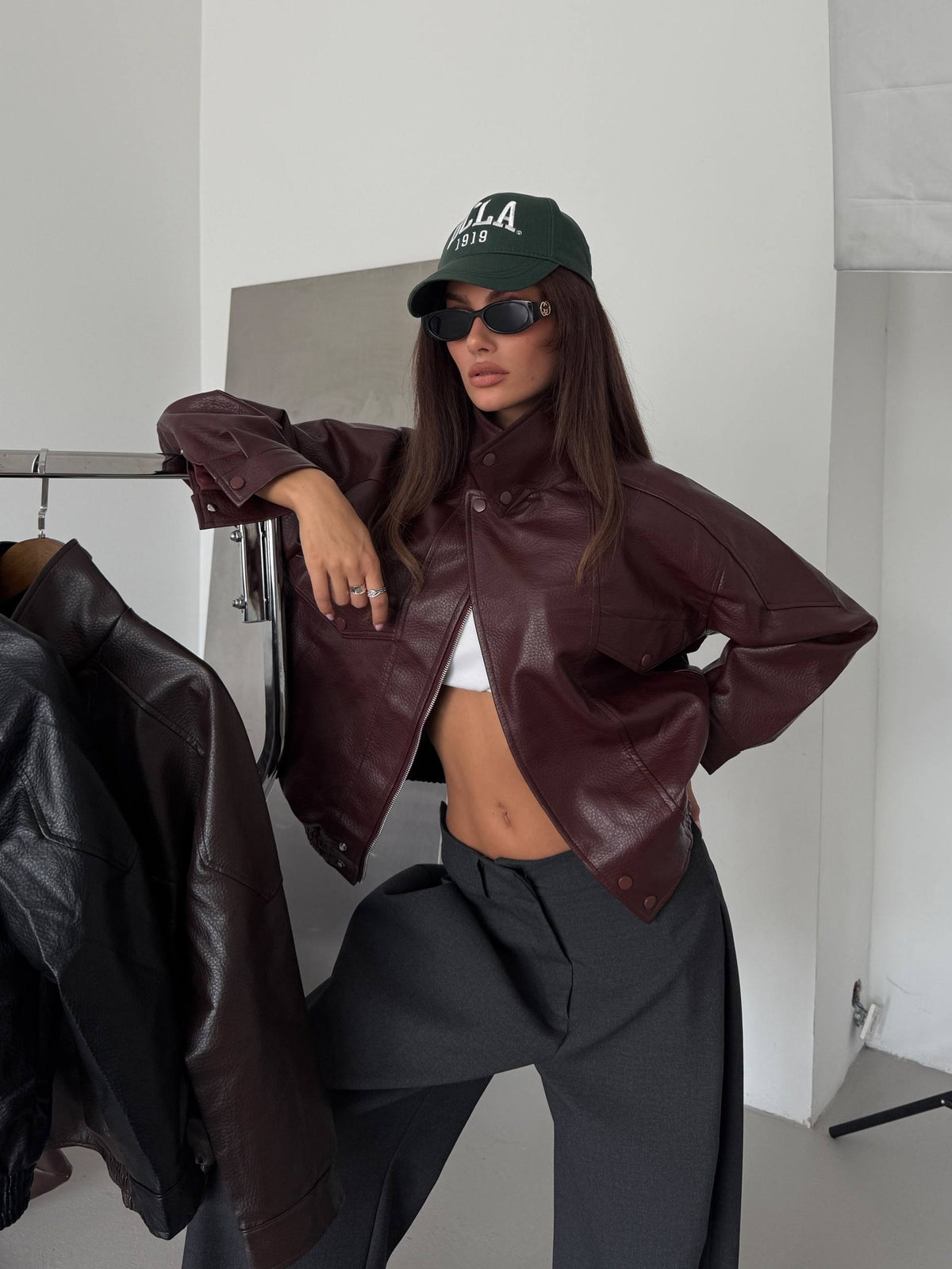 Veste Romy — Burgundy Brown