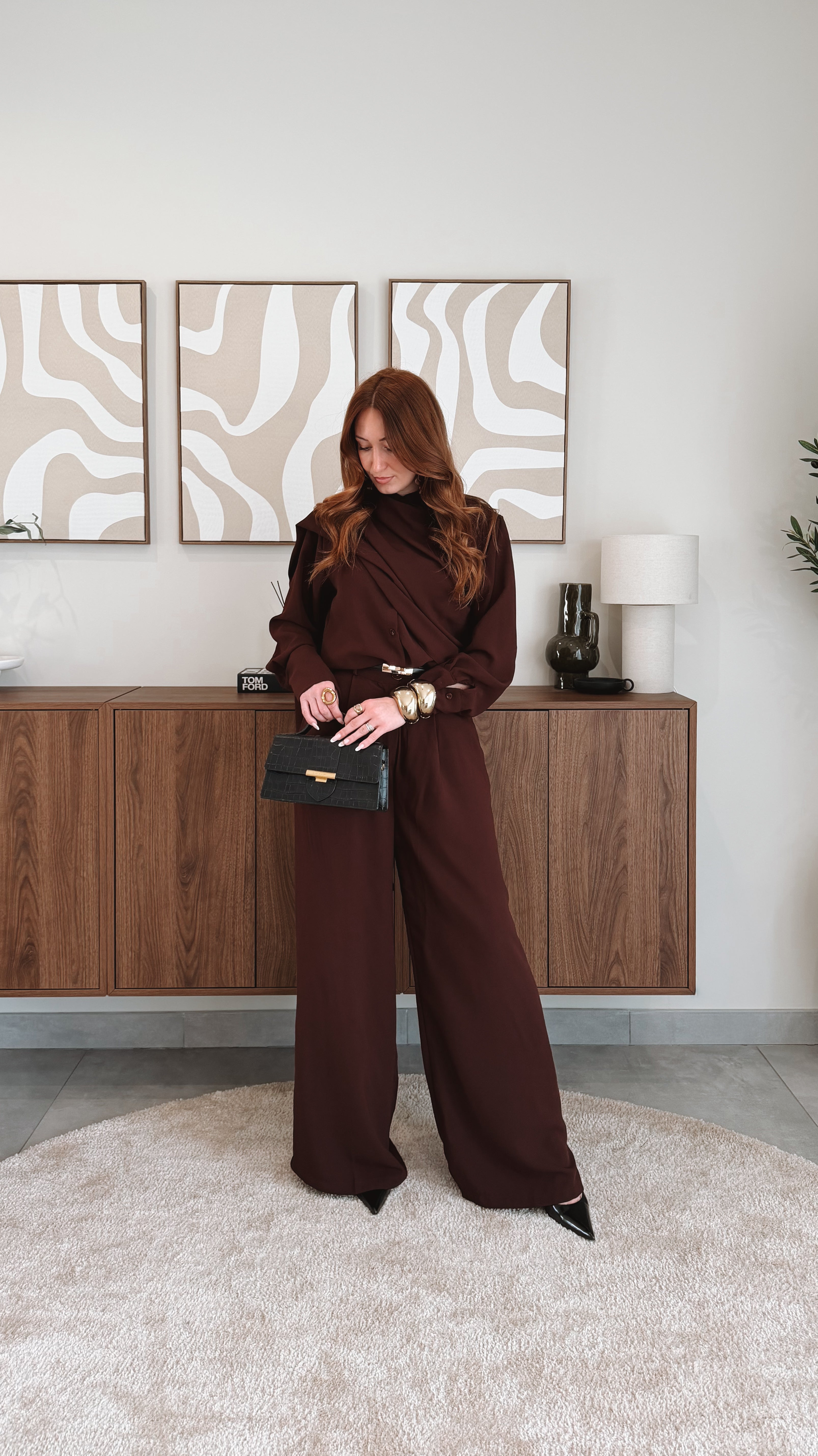 Ensemble DRAPÉ chocolat