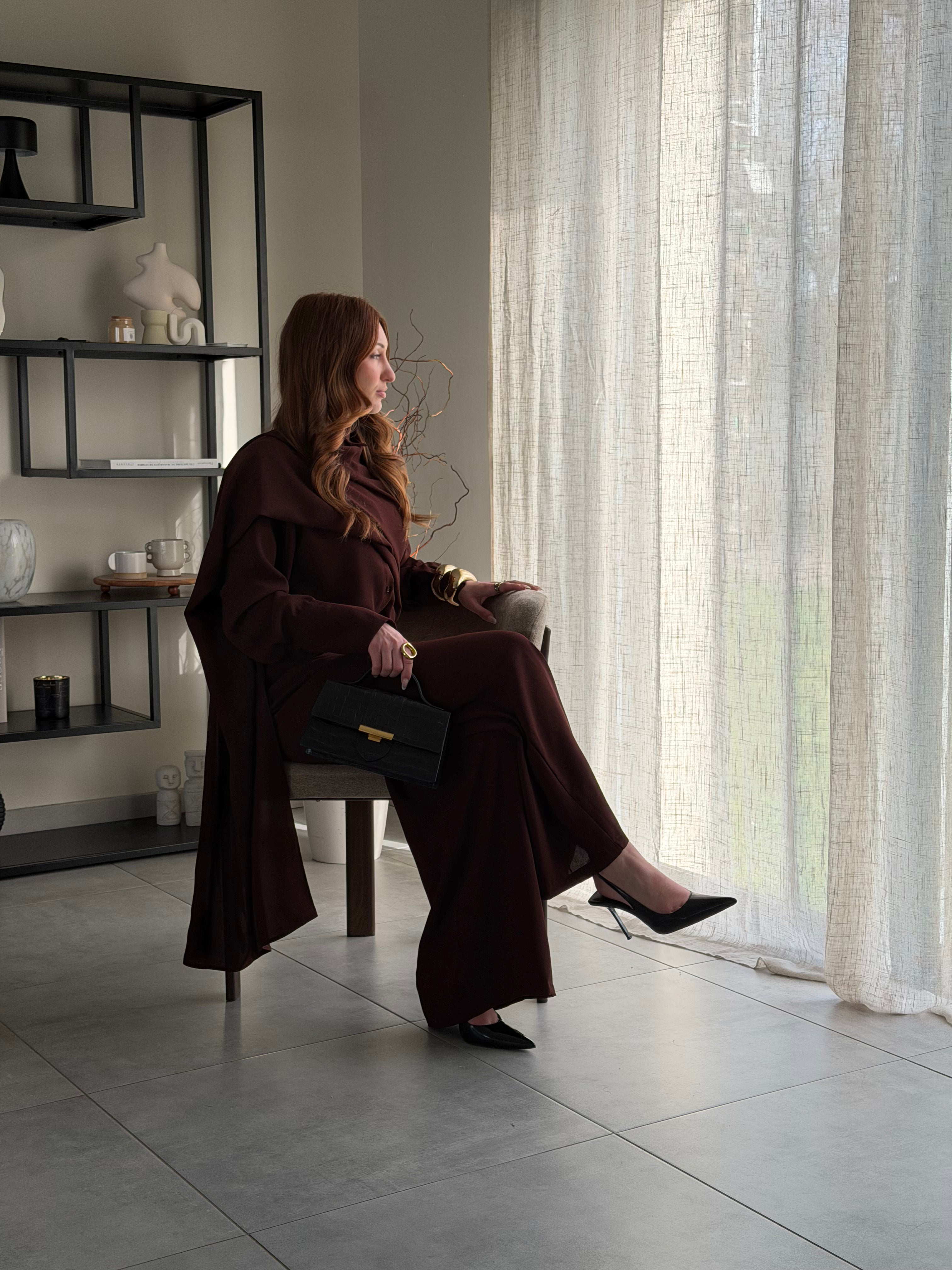 Ensemble DRAPÉ chocolat