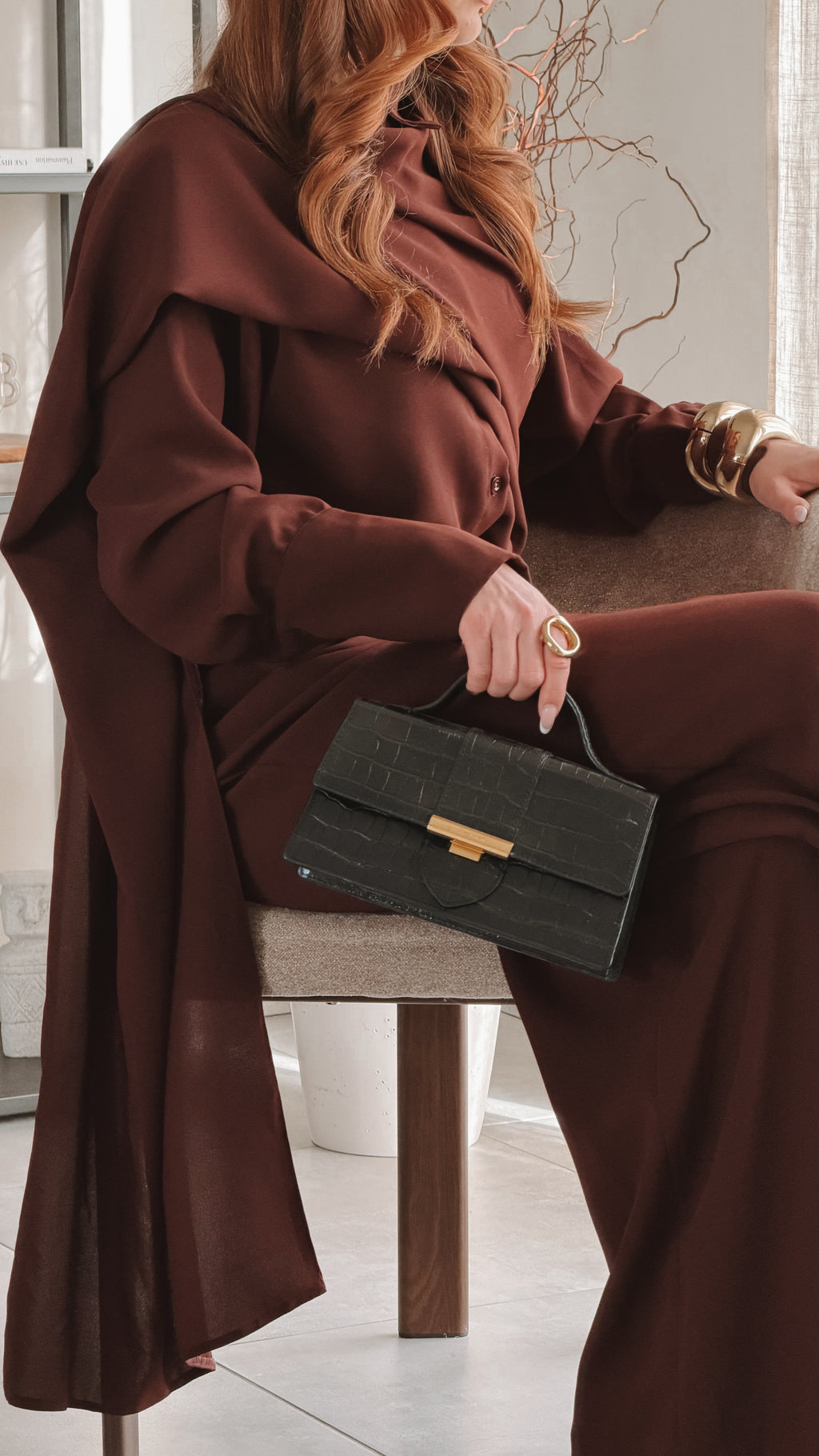 Ensemble DRAPÉ chocolat