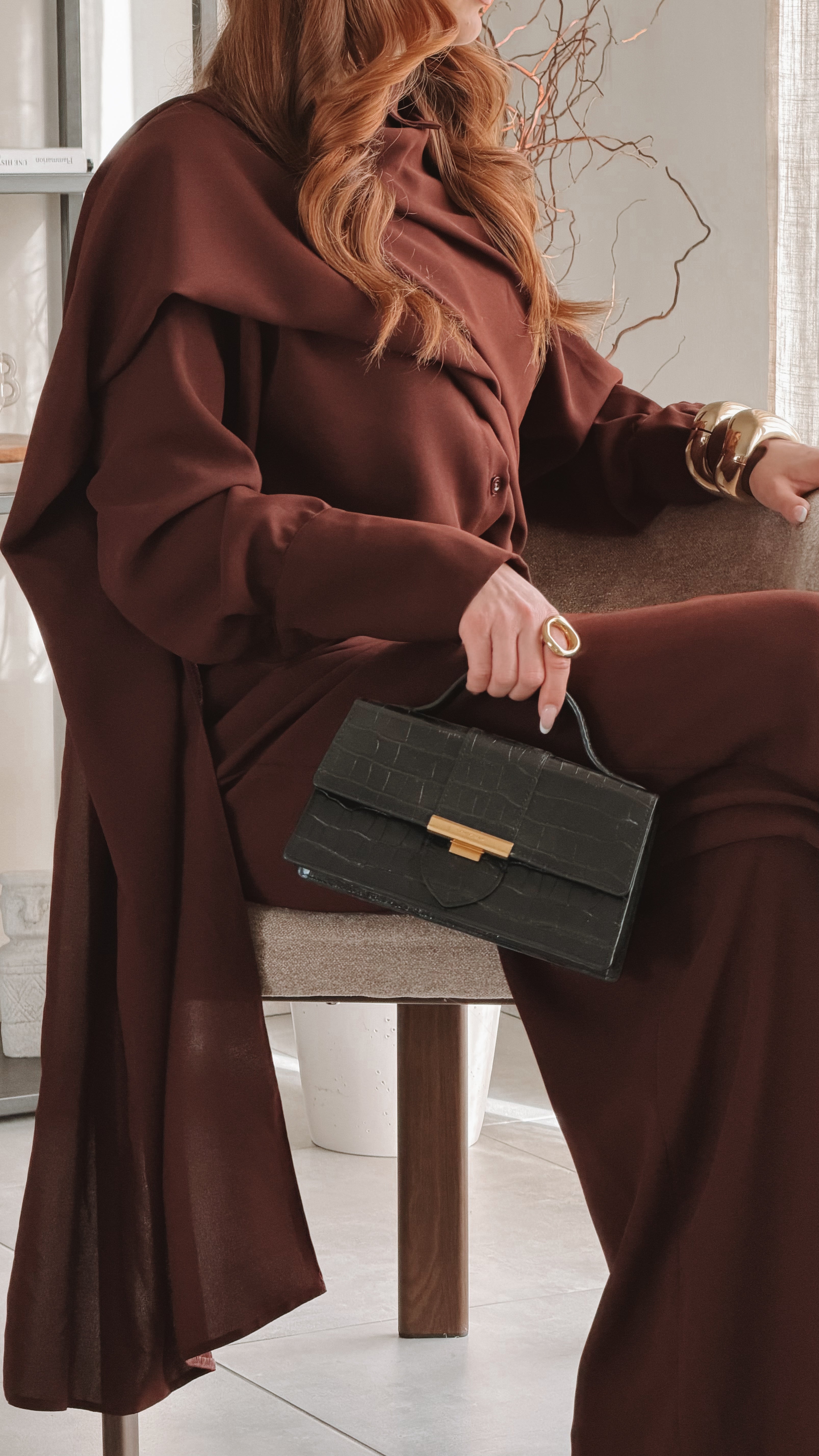 Ensemble DRAPÉ chocolat