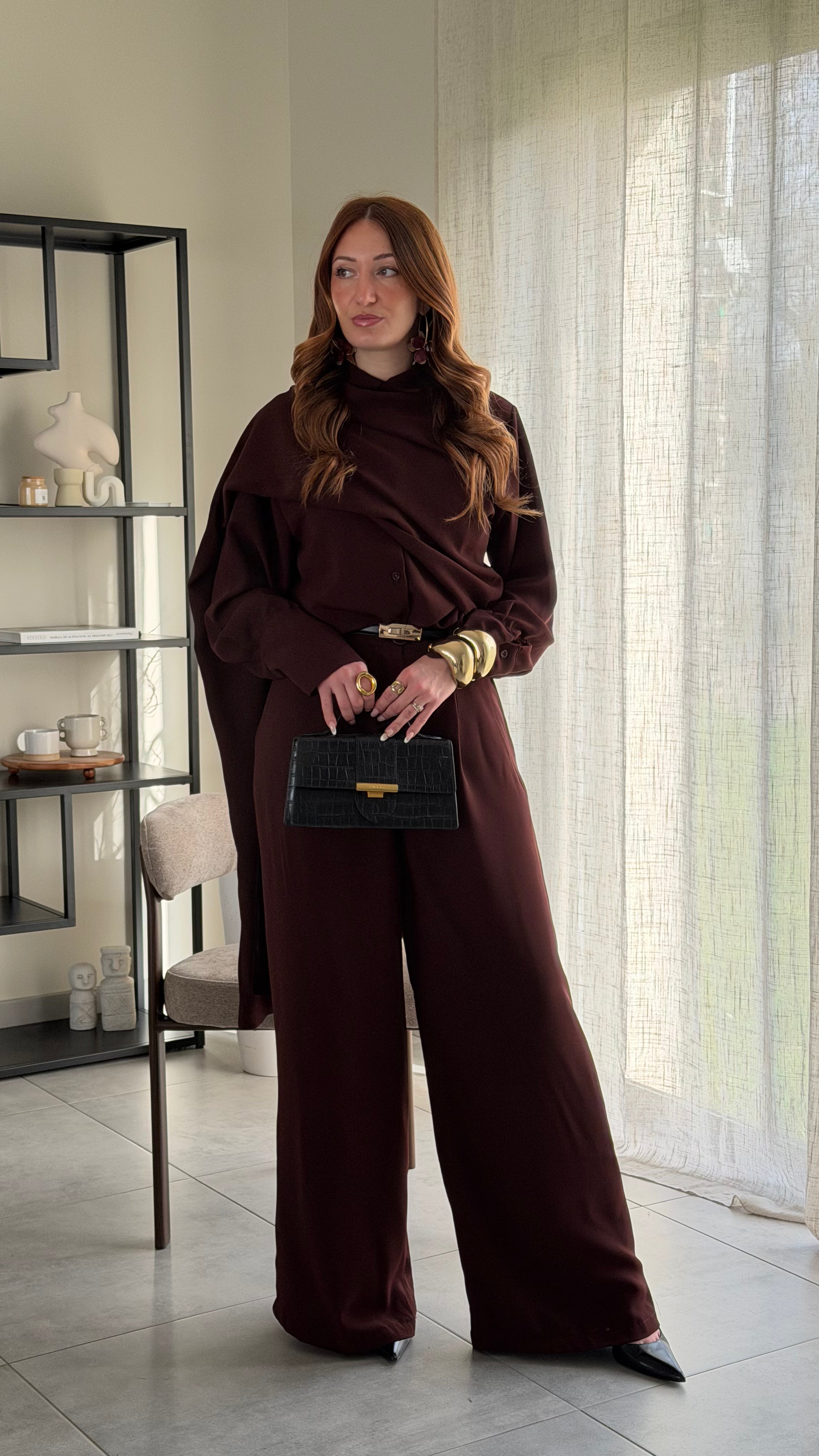 Ensemble DRAPÉ chocolat